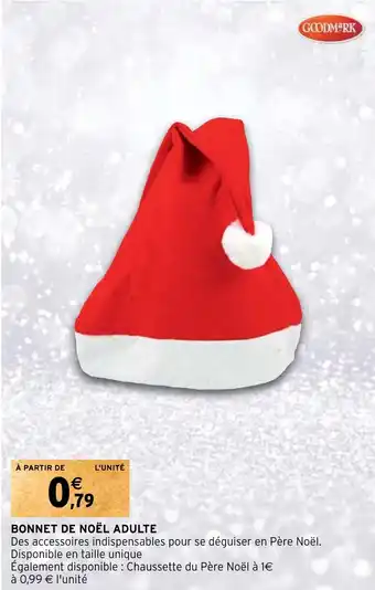 Intermarché BONNET DE NOËL ADULTE offre