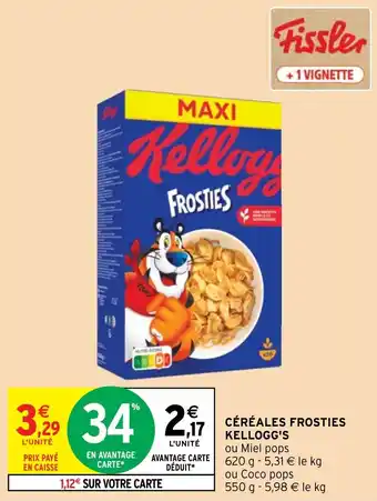 Intermarché CÉRÉALES FROSTIES KELLOGG'S offre