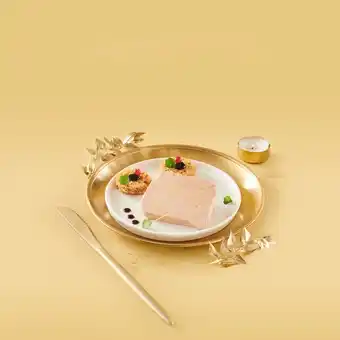 Auchan Tranche de foie gras de canard entier du sud ouest auchan le traiteur offre