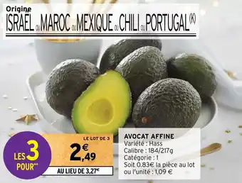 Intermarché AVOCAT AFFINE offre