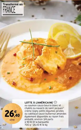 Intermarché LOTTE À L'AMÉRICAINE offre