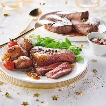 Auchan Viande bovine : pavé*** en tournedos offre