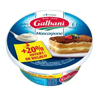 Auchan Mascarpone galbani offre