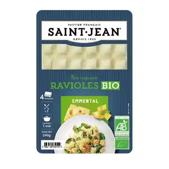 Auchan Ravioles emmental bio st jean offre