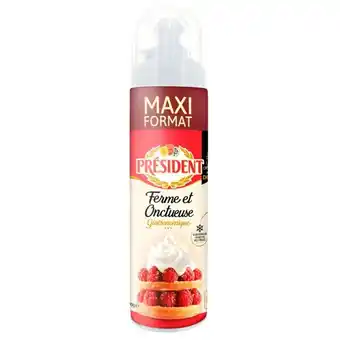 Auchan Crème sous pression gastronomique président offre