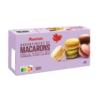 Auchan Assortiment de macarons surgelés auchan offre