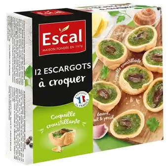 Auchan Escargots à croquer surgelés escal offre