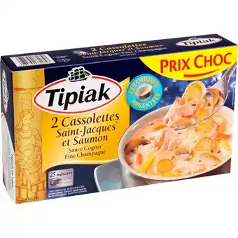 Auchan Cassolettes surgelées tipiak offre