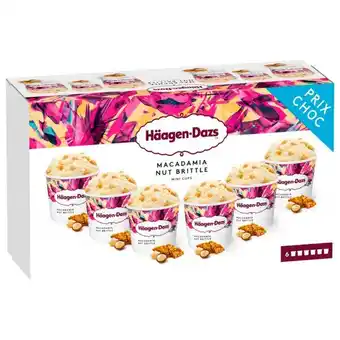 Auchan Pot de glace macadamia nut brittle häagen-dazs offre
