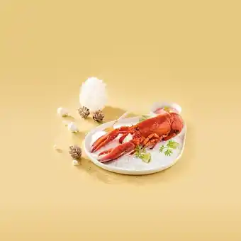 Auchan Homard canadien entier cuit et congelé offre