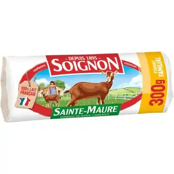 Auchan Bûche de chèvre sainte-maure soignon offre