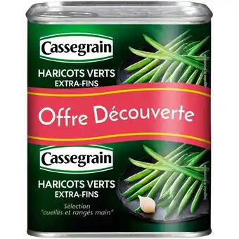 Auchan Haricots verts extra fins cassegrain offre