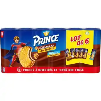 Auchan Prince au chocolat au lait lu offre