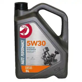 Auchan Huile diesel 5w30 offre