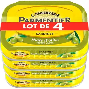 Auchan Sardines huile d'olive parmentier offre