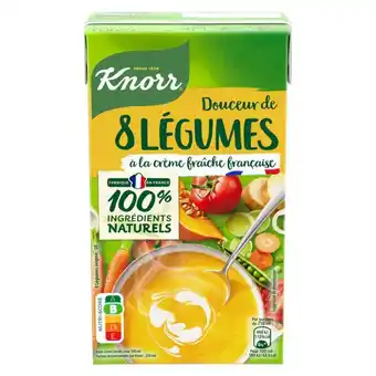 Auchan Douceur de 8 légumes à la crème fraîche française knorr offre