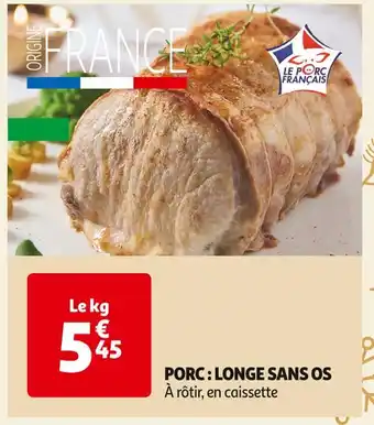 Porc : longe sans os