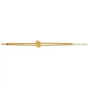 Auchan Parure collier + bracelet or 750 millièmes offre