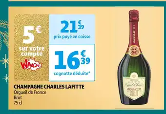 Auchan Supermarché Charles lafitte champagne offre