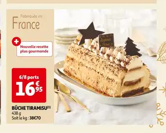Auchan Supermarché Bûche tiramisu offre