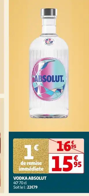 Auchan Supermarché Absolut vodka offre