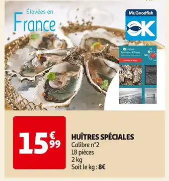 Auchan Supermarché Huîtres spéciales offre
