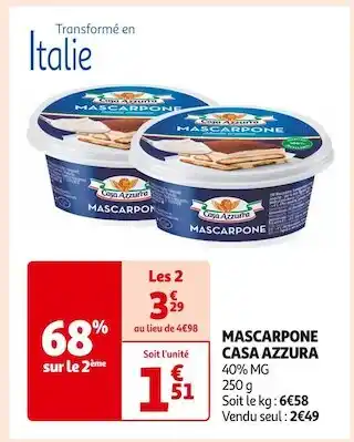 Casa azzura mascarpone