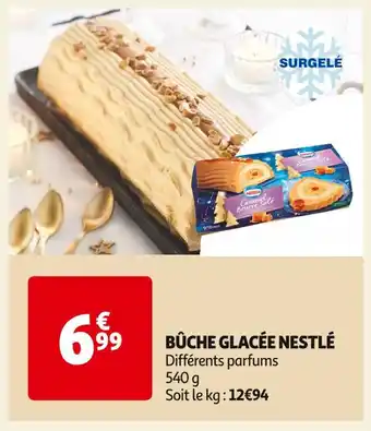 Auchan Supermarché Nestlé bûche glacée offre