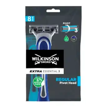 Auchan Rasoirs jetables extra essentiel 3 wilkinson offre