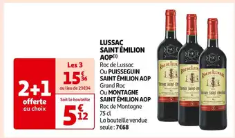 Roc de lussac lussac saint émilion aop