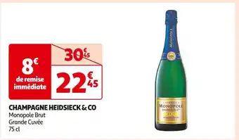 Auchan Supermarché Heidsieck & co champagne offre