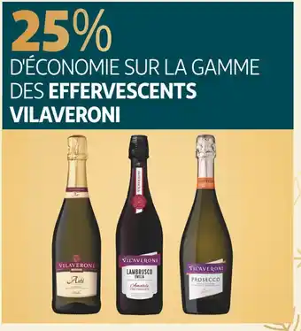 Vilaveroni 25% d'économie sur la gamme des effervescents vilaveroni