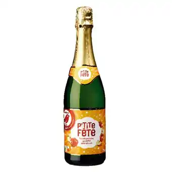 Auchan Jus de pomme gazéifié p'tite fête auchan offre