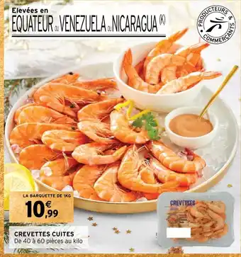 Intermarché CREVETTES CUITES offre