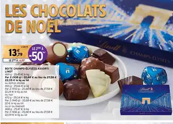 Intermarché BOITE CHAMPS-ÉLYSÉES ASSORTI LINDT offre