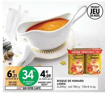 Intermarché BISQUE DE HOMARD LIEBIG offre