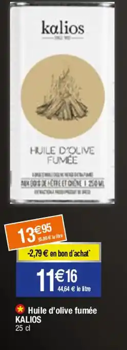 Huile d'olive fumée KALIOS