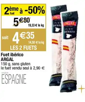 Migros Fuet ibérico ARGAL offre