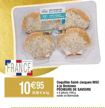 Migros Coquilles Saint-Jacques MSC à la Bretonne offre