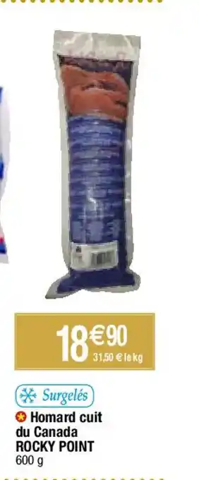 Migros Homard cuit du Canada ROCKY POINT 600 g offre