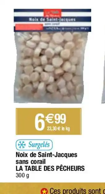 Migros Noix de Saint-Jacques sans corail offre