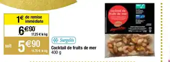 Cocktail de fruits de mer
