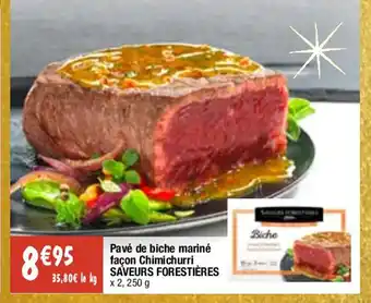 Migros Pavé de biche mariné façon Chimichurri SAVEURS FORESTIÈRES offre
