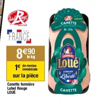 Canette fermière Label Rouge LOUÉ