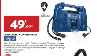 Bricomarché GONFLEUR / COMPRESSEUR offre