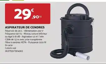 Bricomarché ASPIRATEUR DE CENDRES offre