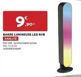 Bricomarché BARRE LUMINEUSE LED RVB offre
