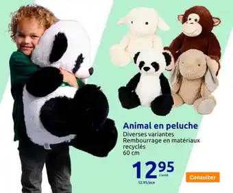 Action Animal en peluche offre