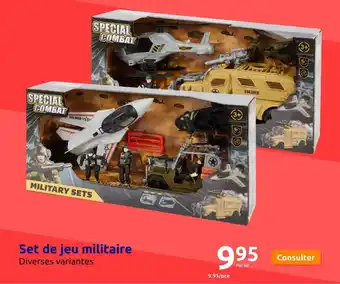 Action Set de jeu militaire offre