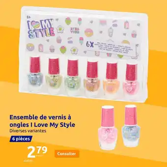 Action Ensemble de vernis à ongles I Love My Style offre